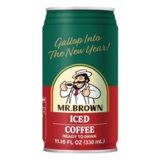 Mr Brown: Can Festive Iced Coffee NY2026